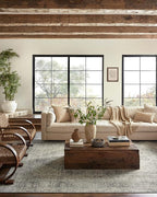 Loloi Magnolia Home by Joanna Gaines Sinclair Collection SIN-04 Natural/Sage 2'-3" x 11'-6", .25" Pile Height, Machine Washable, Runner Rug