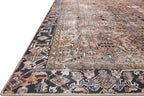 Loloi Chris Loves Julia Jules Collection JUL-02 Terracotta/Multi 2'-6'' x 12'-0'', .13" Pile Height, Runner Rug