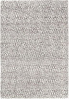 Dash and Albert Loggia Grey Handwoven Wool Rug, 3 X 5 Feet, Grey Solid Pattern - Premium Luxury Hotel Quality Soft Breathable Hypoallergenic Machine Washable Easy Care All Season Comfortable