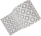 Well Woven Custom Size Runner - Choose Your Length - Ainsley Blue Diamond Trellis Geometric Tribal - 31 Inches Wide x 5 Feet Long Runner (31" x 5' Runner) Rug