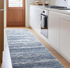 Well Woven Custom Size Hallway & Stair Runner- Harlow Delphi Taupe 31 Inches Wide x 3 Feet Long Runner (31" x 3') Runner Rug - Modern Stripes Pattern, Ultra-Soft, Easy-Clean