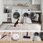 jinchan Floral 5x7 Area Rugs for Bedroom - Machine Washable Vintage Distressed Boho Design Throw Rug Stain Resistant Carpet Low-Pile Thin Non-Slip for Nursery Living Room Dining Room (5‘x7', Orange)
