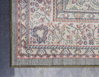 Unique Loom Reza Collection Traditional Persian Style Area Rug, 6 x 9 ft, Olive/Ivory
