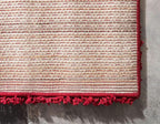 Unique Loom Solid Shag Collection Area Rug (7' 1" x 10' Rectangle, Cherry Red)