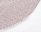 Unique Loom Davos Shag Collection Area Rug - Solid (10' Round, Dusty Rose)