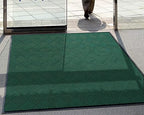 M+A Matting WaterHog Diamond | Commercial-Grade Entrance Mat with Rubber Border – Indoor/Outdoor and Quick Drying Door Mat (Evergreen, 3' x 8')