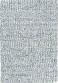 Dash and Albert Loggia Sky Wool Area Rug - 2' x 3' Sky Blue Solid Handwoven Accent Rug - Durable, Lightweight, Dining Room, Living Room, Bedroom - Premium Luxury Hotel Quality Soft Breathable