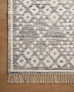Loloi Angela Rose Rivers Collection RIV-01 Denim/Ivory 2'-6" x 7'-6" Reversible Runner Rug