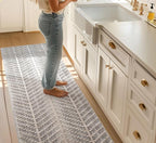 Well Woven Custom Size Hallway & Stair Runner- Harlow Rhodes Taupe 31 Inches Wide x 13 Feet Long Runner (31" x 13') Runner Rug - Contemporary Design, Ultra-Soft, Easy-Clean