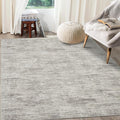 RUGSREAL 8x10 Washable Rug for Living Room Non-Slip Modern Abstract Area Rug Stain Resistant Large Bedroom Carpet Contemporary Accent Throw Floor Carpet Solid Rug for Dining Room Home Decor, Taupe