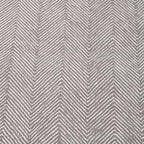 Modern Herringbone Chevron Collection Handcrafted Wool Area Rug - Durable, Zigzag Pattern, for High Traffic, Contemporary Design for Living Room, Bedroom, Dining Room Decor (Smoke Grey, 7' x 9')