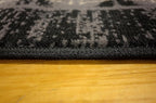 Unique Loom Taftan Collection Border Geometric Tribal Inspired Design Area Rug (9' 10 x 13' 0 Rectangular, Black/ Gray)
