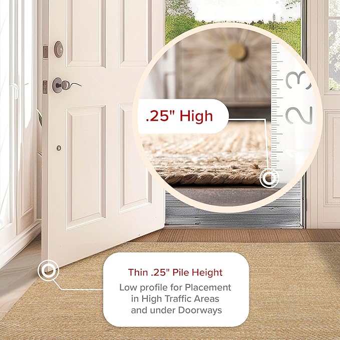 nuLOOM Alessi Solid Farmhouse Cotton Area Rug, 3x5, Beige