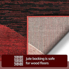 Well Woven Dulcet Bingo Red Modern Geometric Area Rug – 2x4 (2’7” x 3’11”) | Soft Durable Polypropylene Rug for Living Room, Bedroom, or Entryway | Stain & Fade Resistant, Easy to Clean, Medium Pile