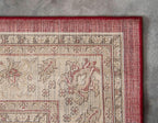 Unique Loom Sialk Hill Collection Area Rug - Washington (9' x 12' Rectangle Burgundy/Cream)