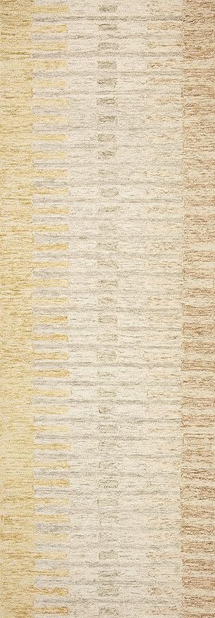 Loloi Chris Loves Julia Chris Collection CHR-01 Dove/Santa Fe 2'-6'' x 11'-6'', .50" Pile Height, Runner Rug