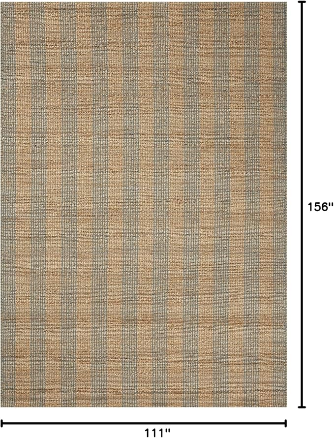 Loloi Chris Loves Julia Judy Collection JUD-04 Natural/Sky 9'-3" x 13' Area Rug