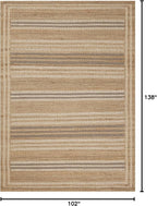 Loloi Chris Loves Julia Judy Collection JUD-03 Natural/Dove 8'-6" x 11'-6" Area Rug