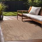 Beverly Rug Indoor Outdoor Rug 9x12, Washable Outside Carpet for Patio, Deck, Porch, Solid Modern Area Rug, Water Resistant, Jute Beige