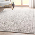 Well Woven Harlow Collection Cloud Medallion Light Blue - Modern Tribal Minimalist 3x5 Area Rug - Ideal for Living Room, Dining Room & Bedroom - Durable, Stain Resistant & Easy to Clean