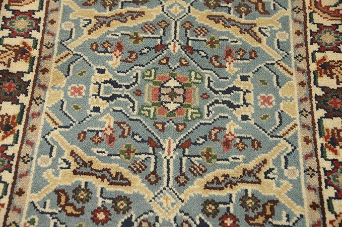 Transitional Collection 5' 0'' X 2' 11'' Rug Rug, All-Over 100% Wool Carpet for Home Décor, Foyer and Hallway