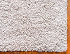 Unique Loom Davos Shag Collection Area Rug - Solid (3' 3" x 5' 3" Rectangle, Linen)