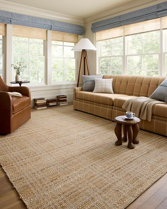 Loloi Chris Loves Julia Judy Collection JUD-01 Natural/Cream 5'-0" x 7'-6" Area Rug