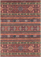 Keen Home Design 3x5 Rug - Machine Washable Entry Rug with Non-Slip Backing, Ideal for Enteryway, Kitchen, Bathroom, Laundry Room - Vintage, Easy Clean, Durable, Low Pile Rug - (3' x 5')