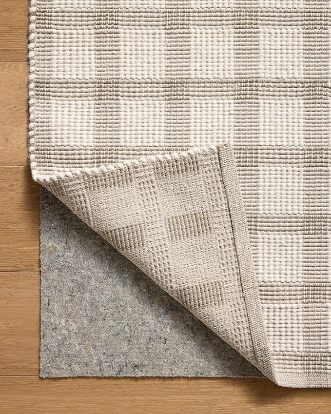 Loloi Magnolia Home by Joanna Gaines Ryder Collection RYD-02 Stone/Ivory 8'-6" x 11'-6" Area Rug