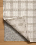 Loloi Magnolia Home by Joanna Gaines Ryder Collection RYD-02 Stone/Ivory 2'-6" x 7'-6" Runner Rug