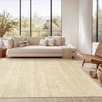 Valenrug Washable Rug 5x7 - Stain Resistant 5x7 Area Rugs for Living Room, Non Slip Backing Printed Rugs for Bedroom, Folable Machine Washable Area Rug (5'x7', Brown)