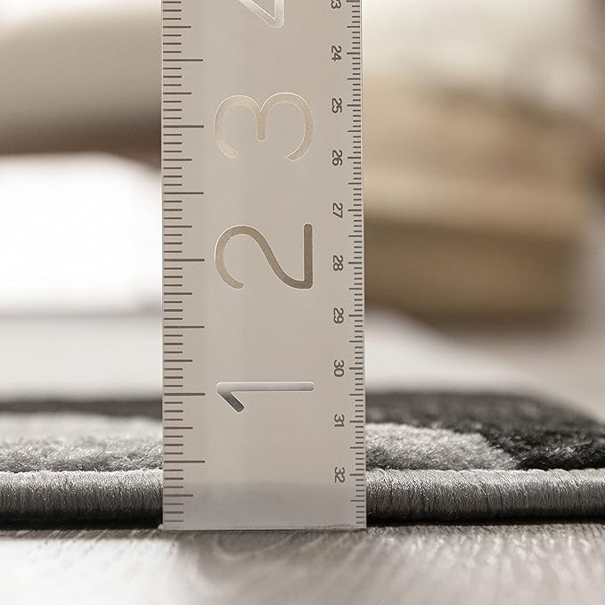 Well Woven Dulcet Bingo Grey Modern Geometric 2'7" x 9'10" Runner Rug
