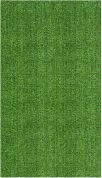 Ottomanson Artificial Grass Turf 5'3" x 8'2" Indoor Outdoor Faux Grass Rug with Drainage Holes, Customizable with Extra Long Size Options, Perfect for Patio Lawn Balcony Weddings Photoshoot Backdrop
