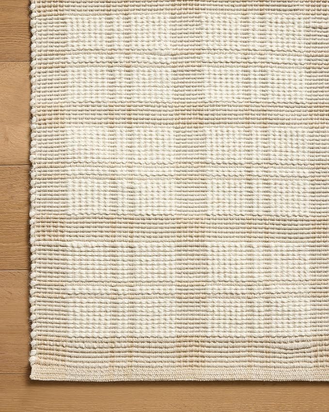 Loloi Magnolia Home by Joanna Gaines Ryder Collection RYD-01 Beige/Ivory 8'-6" x 11'-6" Area Rug