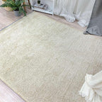 Alfa Rich 3x10 Sand Beige Washable Area Rugs for Living Room Hallway Kitchen Cotton Runner Decor Rug