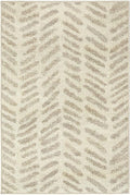 Dash & Albert Rowley Grey Machine Washable Rug, 5 X 8 Feet, Grey Graphic Pattern