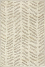 Dash & Albert Rowley Grey Machine Washable Rug, 2 X 3 Feet, Grey Graphic Pattern