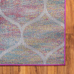 Rugs.com Lattice Frieze Collection Rug – 3' 3 x 5' 3 Multi Medium Rug Perfect for Living Rooms, Large Dining Rooms, Open Floorplans