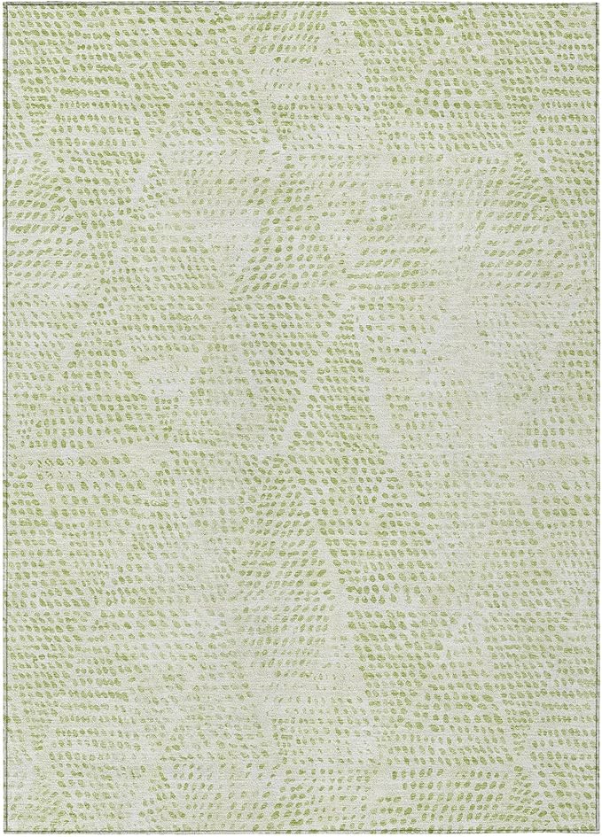 Addison Rugs Chantille ACN591 Aloe 9' x 12' Indoor Outdoor Area Rug, Easy Clean, Machine Washable, Non Shedding, Bedroom, Living Room, Dining Room, Kitchen, Patio Rug