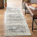 Bloom Rugs Caria Washable Non-Slip 12 ft Runner - Beige Brown/Teal Traditional Runner for Entryway, Hallway, Bathroom, and Kitchen - Exact Size: 2'6" x 12'