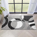 Well Woven Dulcet Bingo Grey Modern Geometric 2'7" x 3'11" Area Rug
