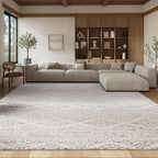 SAFAVIEH Area Rug 12x15 - Tulum Collection - Large - Ivory & Grey, Moroccan Boho Tribal Design, Non-Shedding & Easy to Clean, Ideal for Living Room, Bedroom, Dining Space (TUL272A)