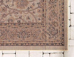 Unique Loom Sialk Hill Collection Area Rug - Washington (5' 3" x 8' Rectangle Ivory/Black)