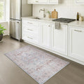 Fame Rugs Turkish Rug. Washable Vintage Oriental Antique Inspired Traditional Doormat Small Modern Area Rugs Luxury Entryway Entry Bedroom Bathroom Kitchen (403CC, 2'5 x 6'9)