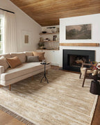 Loloi Angela Rose Rivers Collection RIV-04 Natural/Ivory 5'-0" x 7'-6" Reversible Area Rug
