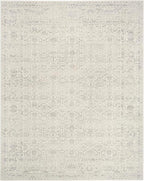Nourison Home Grace Grey 7'10" x 9'10" Area Rug - Easy Clean, Non Shedding, Bed Room, Living Room, Dining Room, Kitchen (8' x 10')