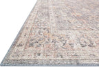 Loloi Skye Collection SKY-01 Grey/Apricot 6'-0" x 6'-0" Round Area Rug