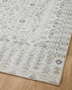Loloi Rifle Paper Co. Maison Collection MAO-03 Rosette Ivory 2'-6" x 9'-6", .19" Pile Height, Runner Rug
