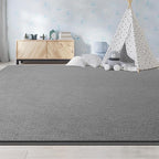 Large Area Rugs for Living Room Bedroom, 4x6 Feet Grey Rug, Minimalist Modern Shag Rug, Soft Thick Comfy Memory Foam Indoor Carpet, Non-Slip Washable Rug for Boys Girls Dorm Nursery Room Home Decor