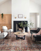 Loloi Chris Loves Julia Jules Collection JUL-01 Merlot/Multi 8'-6" x 11'-6", .13" Pile Height, Area Rug